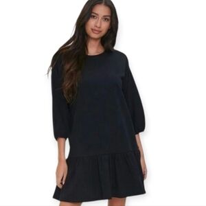 Black 3/4 Sleeve Dress